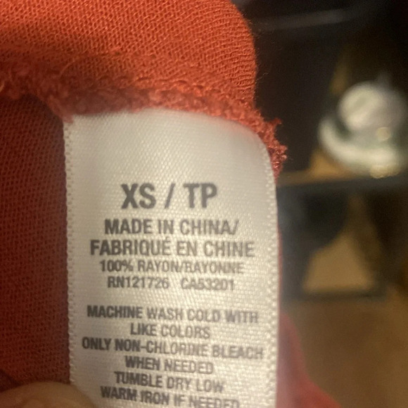 Cape Juby skirt rust orange fall color size xs - Picture 6 of 6